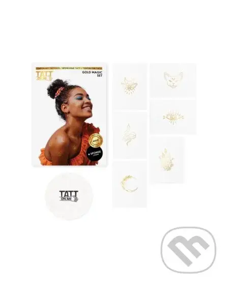 TATTonMe Metalické tetovačky pre ženy Magic sada Gold