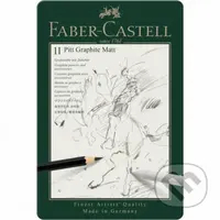 Grafitová ceruzka Faber-Castell Pitt Graphite Matt - súprava 11 ks