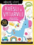 Zábavné učení: Kresli a vybarvuj (Kniha aktivit se samolepkami) - kniha z kategorie Naučné knihy