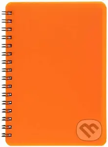 Plastic blok NEON oranžový A6