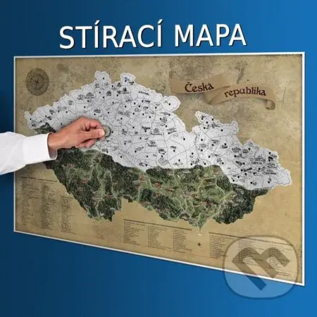 Stieracia mapa Česka (Strieborná)