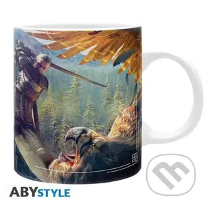 Zaklínač keramický Hrnček 320 ml - Geralt a Gryf