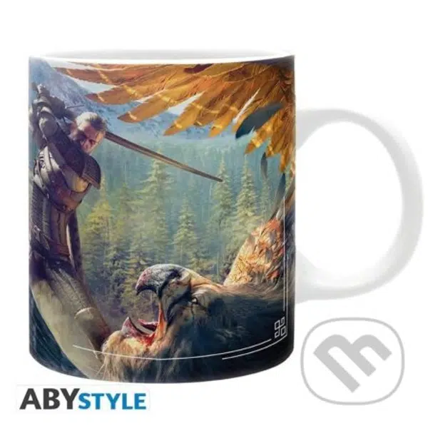 Zaklínač keramický Hrnček 320 ml - Geralt a Gryf