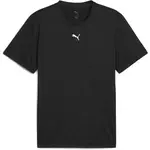 Puma M TAD ESSENTIALS HEATHER CAT TEE Pánské triko, černá, velikost