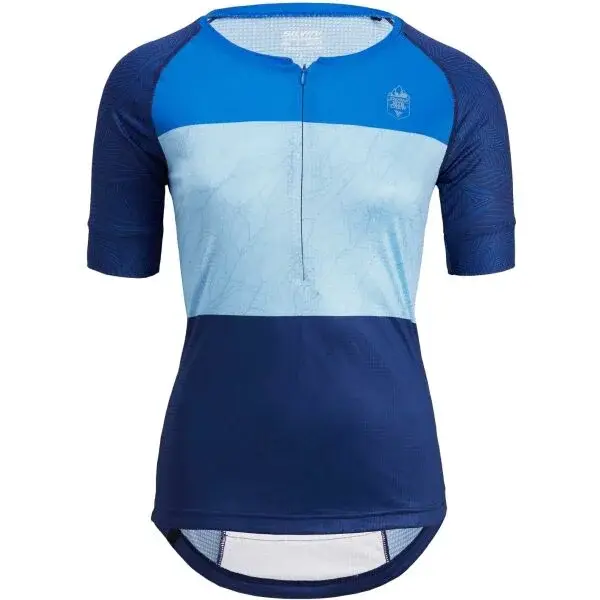 SILVINI STABINA Dámský cyklistický dres, tmavě modrá, velikost