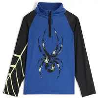 Spyder BUG 1/2 ZIP Chlapecký lyžařský rolák, modrá, velikost 5Y