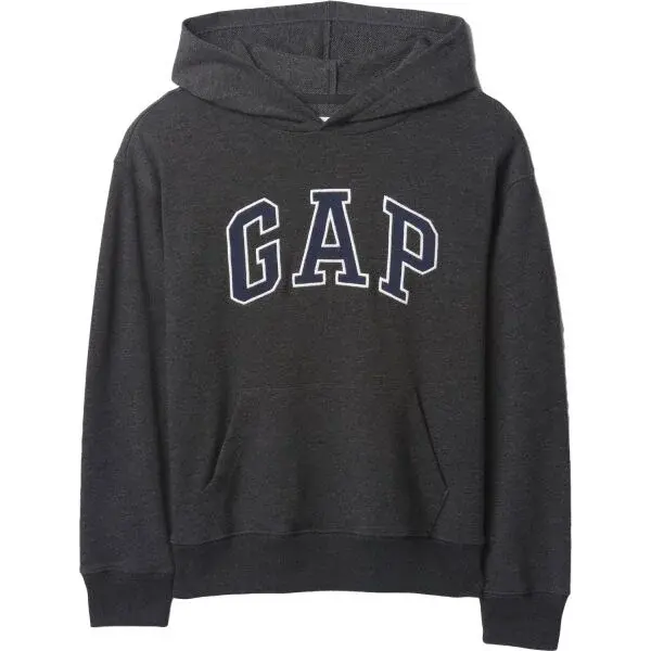 GAP HERITAGE LOGO Chlapecká mikina, tmavě šedá, velikost