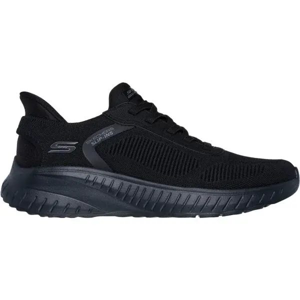 Skechers BOBS SQUAD CHAOS - SOLID STEP Pánská vycházková obuv, černá, velikost