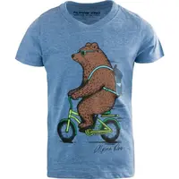 ALPINE PRO NUPO Dětské triko, modrá, velikost 152-158