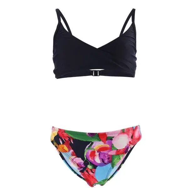 AQUOS NARYA Dívčí dvoudílné plavky, tmavě modrá, velikost 128-134