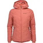 Columbia HEAVENLY HOODED JACKET Dámská zimní bunda, lososová, velikost