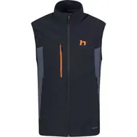 Hannah CARSTEN VEST Pánská softshellová vesta, černá, velikost XXXL