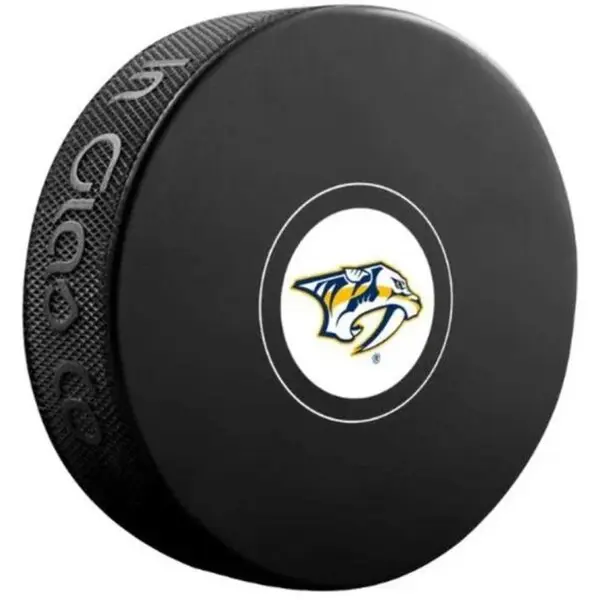 INGLASCO NASHVILLE PREDATORS  AUTOGRAPH BLISTER Fanouškovský hokejový puk, černá, velikost