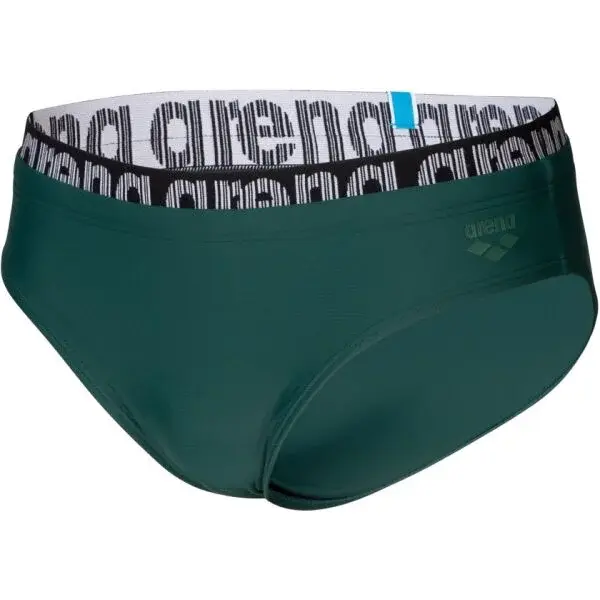 Arena ELASTIC LOGO Pánské plavky, tmavě zelená, velikost