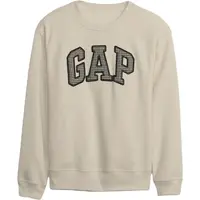 GAP HERITAGE CREW Dámská mikina, béžová, velikost
