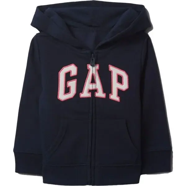 GAP V- FRCH LOGO Dívčí mikina s logem, tmavě modrá, velikost 4Y