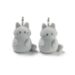 Flocky Acrylic Pendants