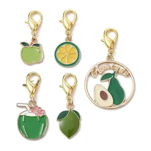 Fruits Alloy Enamel Pendant Decorations