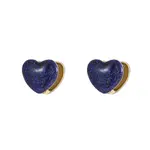 Heart Shape Golden 304 Stainless Steel Hoop Earrings