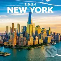 NOTIQUE nástěnný poznámkový kalendář New York 2026