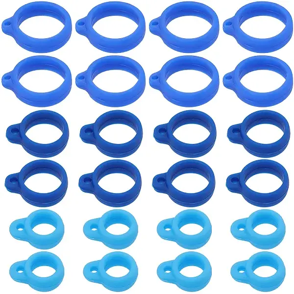 60Pcs 3 Style Silicone Pendant