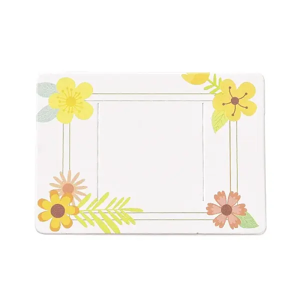 Rectangle Paper Hair Clip Display Cards
