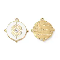 PVD Vacuum Plating 201 Stainless Steel Enamel Pendants