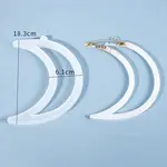 Christmas DIY Hollow Moon Pendant Silicone Molds