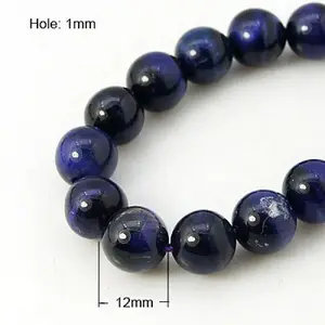Natural Blue Tiger Eye Beads Strands