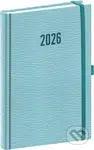 NOTIQUE Denný diár Rivoli 2026 (svetlomodrý) (s pútkom na pero, elastické zatváranie)