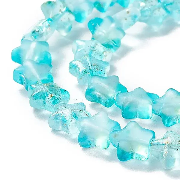 Transparent Glass Beads Strand