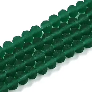 Transparent Glass Beads Strands