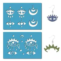 Acrylic Earring Handwork Template