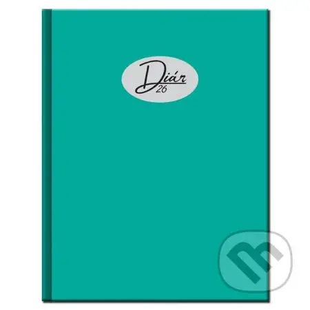 Manager diár COLORS 2026 (zelenomodrý) (12-mesačný, A4, stĺpcový)