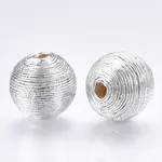 Wood Beads Covered with Polyester Cord Wire