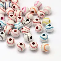 Tennis Craft Style Acrylic Beads