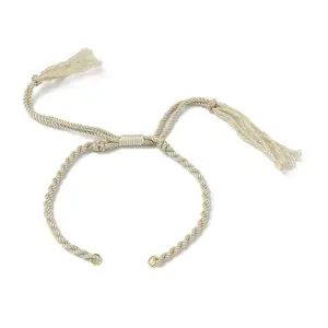 Braided Cotton Cord Bracelet Making