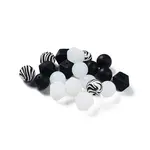Round/Polygon Food Grade Silicone Focal Beads