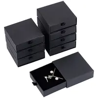 Kraft Paper Necklace Earring Storage Gift Drawer Boxes