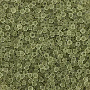 Frosted Colors Glass Seed Beads