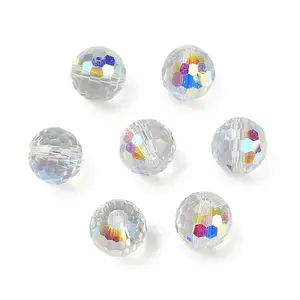 Transparent Electroplate Glass Beads