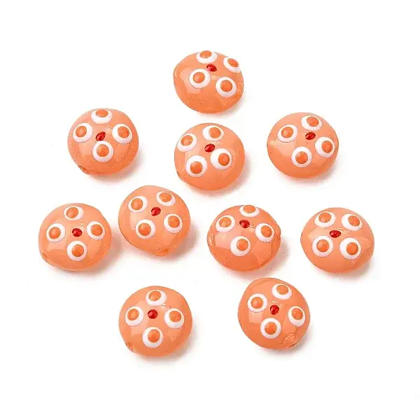 Transparent Glass Enamel Beads