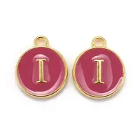 Golden Plated Alloy Enamel Charms