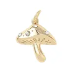 Brass Micro Pave Cubic Zirconia Pendants