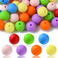 35Pcs Food Grade Eco-Friendly Silicone Focal Beads