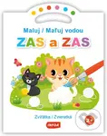 Maluj/Maľuj vodou ZAS a ZAS Zvířátka/Zvieratká - kniha z kategorie Omalovánky