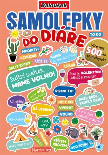 Samolepkový sešit: Samolepky do diáře