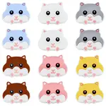 12Pcs 6 Colors Food Grade Eco-Friendly Silicone Focal Beads