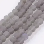Natural Grey Agate Bead Strands