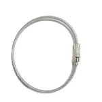 Stainless Steel Cable Wire Keychain